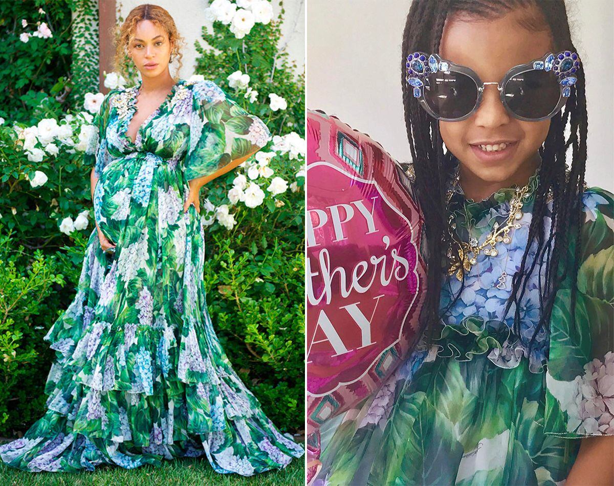 Beyoncé y su hija Blue Ivy son fanáticas del estampado.