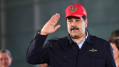 El presidente Nicolás Maduro en Maracay.