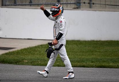 Alonso en Indianápolis.