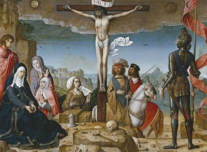 <i>Crucifixión</i>, de Juan de Flandes.