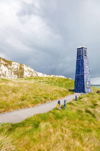 El parque rural de Samphire Hoe, al oeste de Dover.