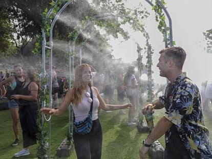 Participantes en el Brunch-In the Park de Barcelona