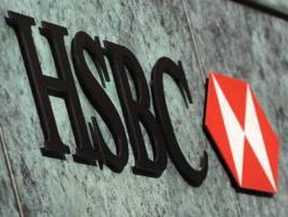 Imagen de archivo del logotipo del banco HSBC