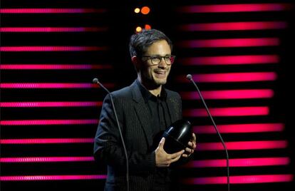 Gael García Bernal, durante la ceremonia.