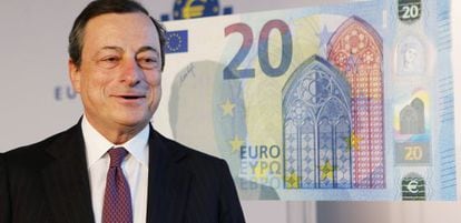 Mario Draghi, presidente del BCE, el pasado febrero.