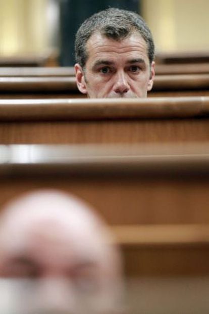 Toni Cantó, la semana pasada en el Congreso.