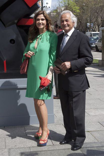 Sebastián Palomo Linares y Marina Danko, el pasado mes de abril.