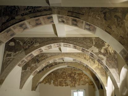 Pintures de la sala capitular del monestir de Sixena (Osca), actualment al MNAC.