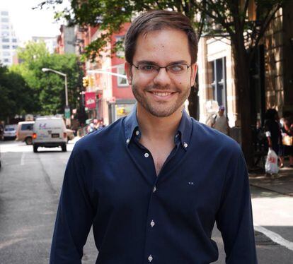 El ingeniero español Carlos Reines, fotografiado en Nueva York.