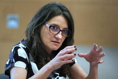 La vicepresidenta del Gobierno valenciano, Mónica Oltra.