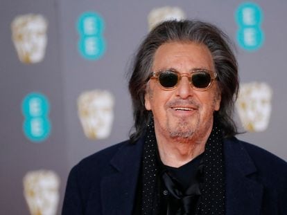 El actor Al Pacino, en los premios BAFTA, en el Royal Albert Hall de Londres, el 2 de febrero de 2020.