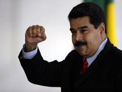 El presidente de Venezuela, Nicolás Maduro, este viernes.