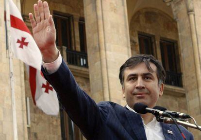 Mikhail Saakashvili en 2008, cuando era presidente de Gerogia.