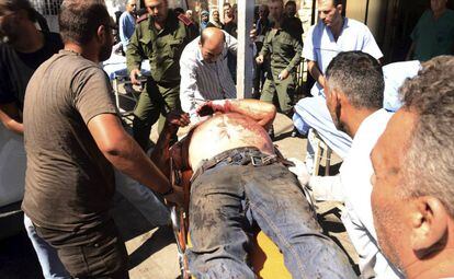 Heridos tras el ataque a un hospital en Alepo.