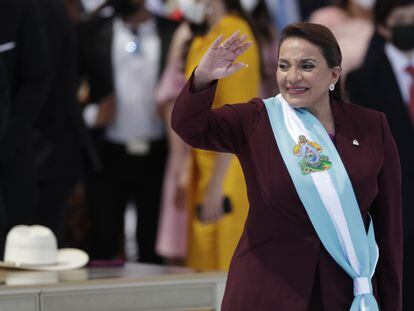 La presidente electa Xiomara Castro