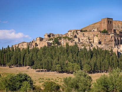 Vista de Escó, en la provincia de Zaragoza.