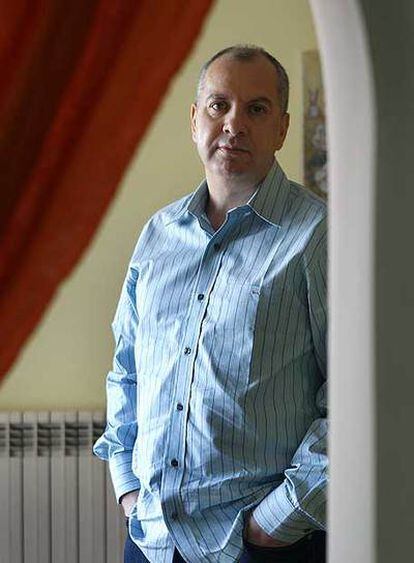 El autor bonaerense Jorge Omar Viera, el pasado martes en Madrid.