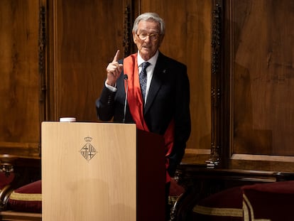 Xavir Trias pronunciando su discurso