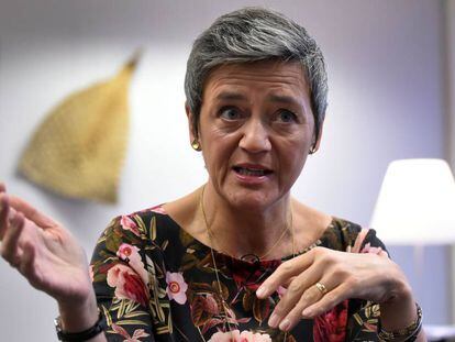 La comisaria de Competencia, Margrethe Vestager.