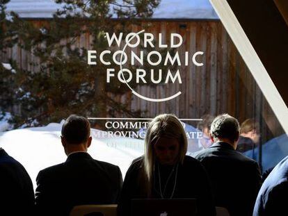 Asistentes a la reunión del Foro Económico Mundial en Davos el pasado mes de enero.