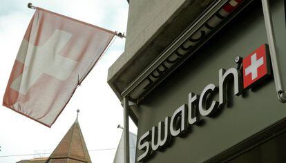 Tienda de Swatch en Zurich, Suiza.