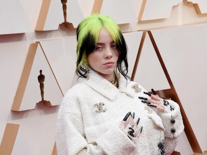 Billie Eilish el 9 de febrero de 2020.