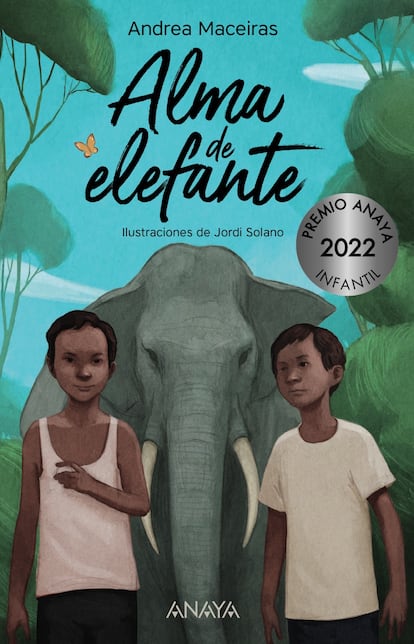 Portada de 'Alma de Elefante' (Anaya).