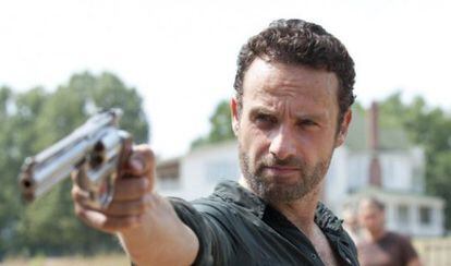 Andrew Lincoln en un fotograma de la serie de televisi&oacute;n &#039;The walking dead&#039;.