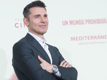El presentador Jesús Vázquez en un estreno de cine el 23 de enero de 2020.