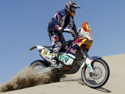 Kurt Caselli, durante el Dakar 2013.