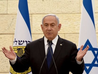 El primer ministro israelí, Benjamín Netanyahu, el día 13 en un acto en Jerusalén.