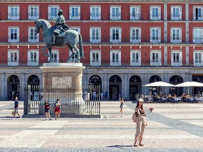 Plaza Mayor, en Madrid.