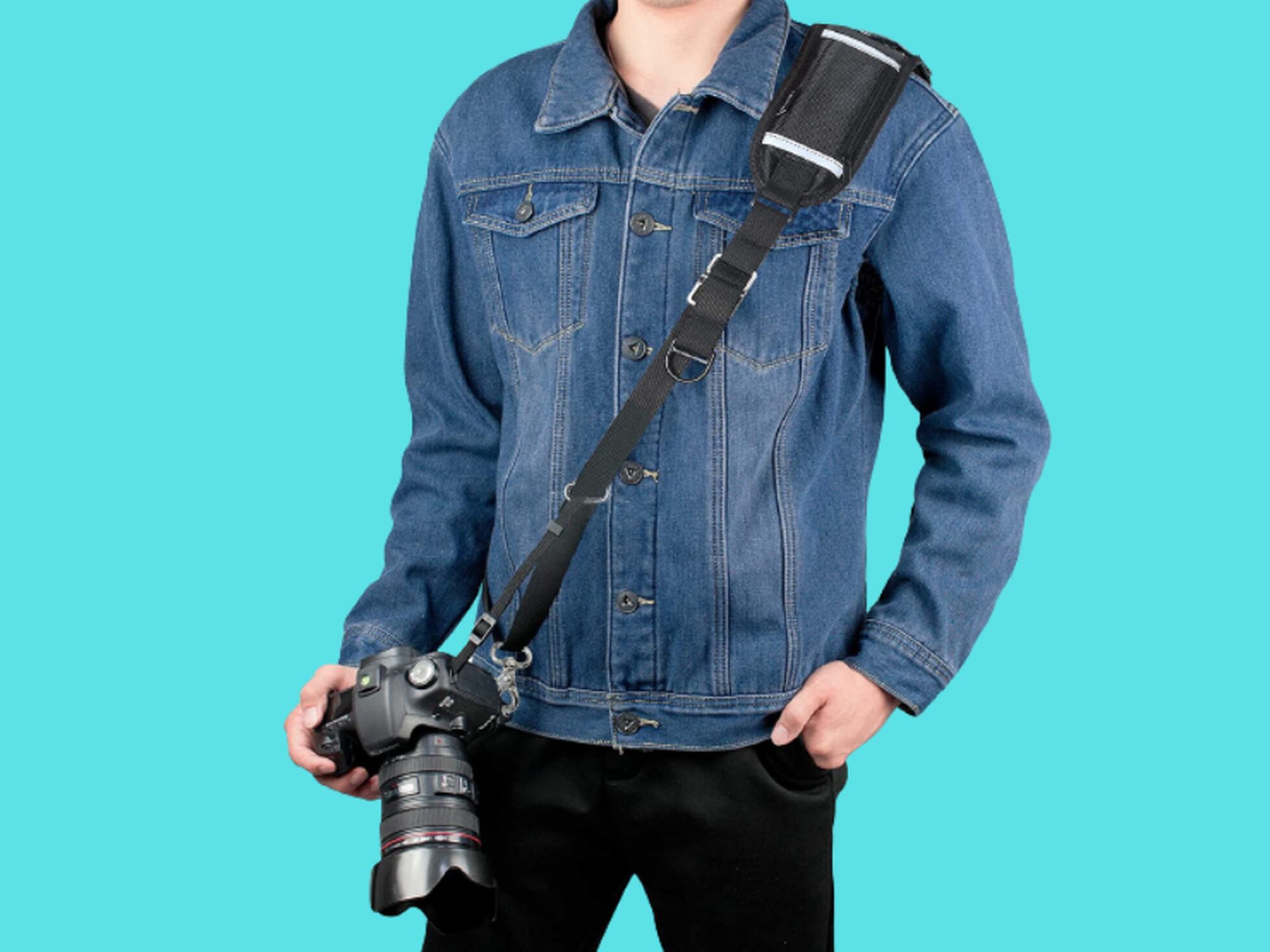 Lleva tu cámara de forma segura con una de estas correas de sujeción para  el hombro, Escaparate: compras y ofertas