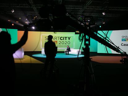 El plató de televisión donde se celebra la Smart City Live.