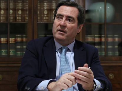 Antonio Garamendi, presidente de la CEOE.