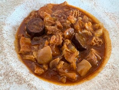Tripe from the Moscatel restaurant. 