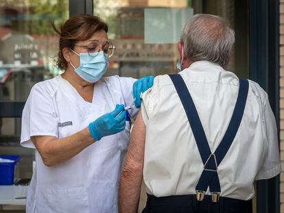 Campaña de vacunación de la gripe en la Comunidad Valenciana, el pasado mes de octubre.