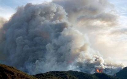 Incendio en Viu de Llevata, en El Pont de Suert (Alta Ribargorça).