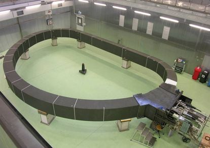 El imán del reactor de fusión nuclear ITER, en La Spezia (Italia).