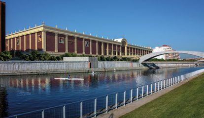 Proyección del centro comercial previsto junto al río Manzanares elaborada por su constructor.