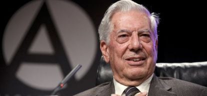 Presentación de la nueva novela de Mario Vargas Llosa 'El héroe discreto' en Casa America.