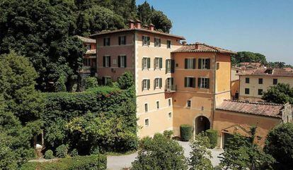 Vista de Villa La Vagnola, de Valentino Garavani.