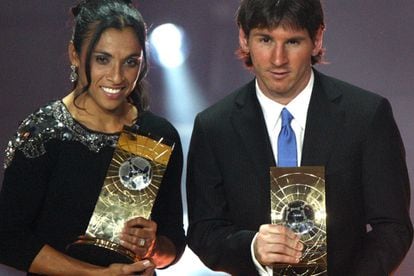 Marta y Leo Messi