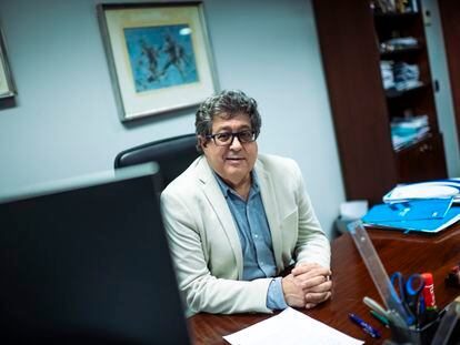 José Luis Terreros, expresidente de la agencia antidopaje (CELAD), en su despacho de Madrid.