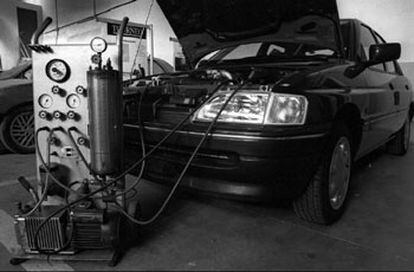 Un taller de reparación de automóviles, en una imagen de archivo.