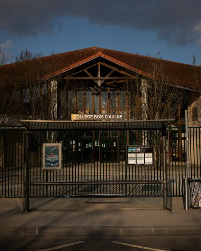 El Collège Bois d’Aulne, en Conflans-Saint-Honorine, donde enseñaba el asesinado Samuel Paty