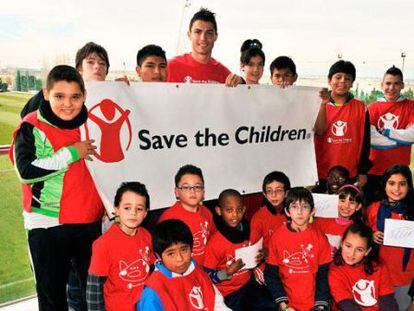 Cristiano Ronaldo, embajador de Save the Children.