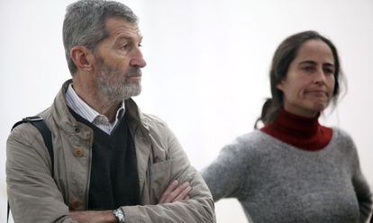 Julio Rodr&iacute;guez durante el encuentro organizado por Podemos. 