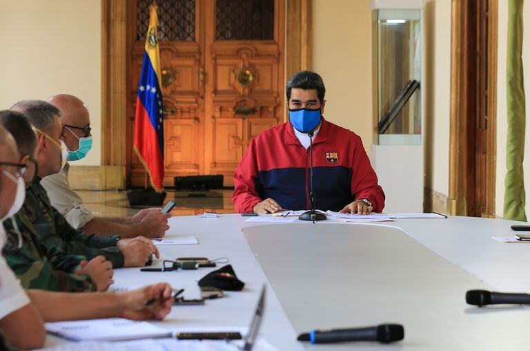Nicolás Maduro, el 22 de marzo en Caracas.