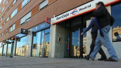 Oficina de Ibercaja en Madrid.